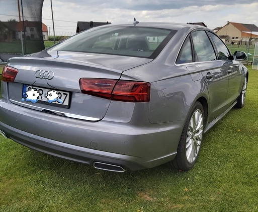 Audi A6 cena 93000 przebieg: 95550, rok produkcji 2015 z Biała małe 106